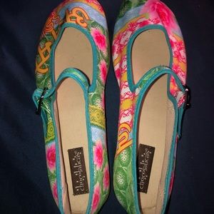 Vintage new without tags Chocolatica Hot Chocolate Design Mary Jane Flats